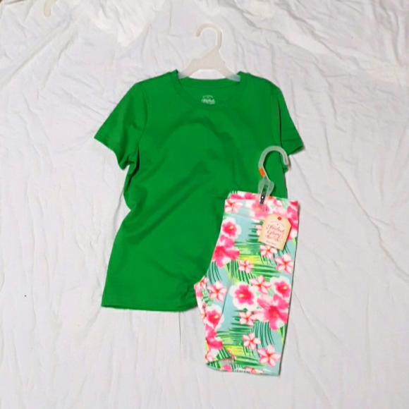 Faded Glory Other - Girls size 7-8 new Faded glory tights and shirt